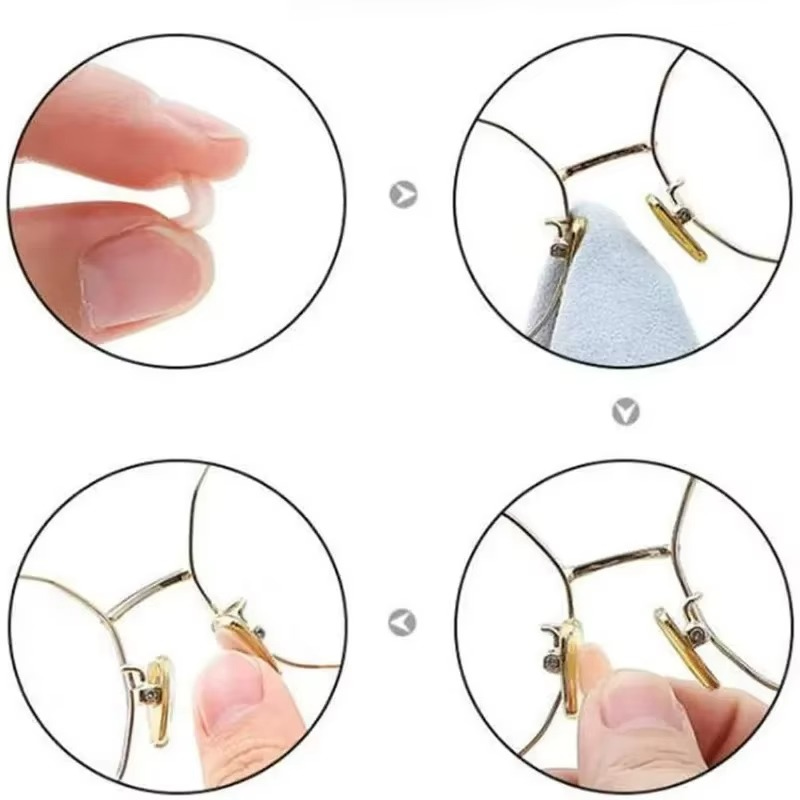 Plaquetas de Polifón Adhesivas, Beige, Forma D