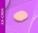 Plaquetas de Polifón Adhesivas, Beige, Elipse